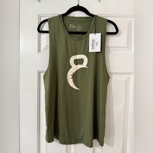 ZYIA Active Olive Kettle Moon Tank - size XL
